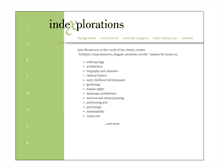 Tablet Screenshot of indexplorations.com